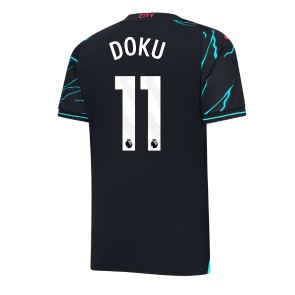 Manchester City Jeremy Doku #11 Koszulka Trzecich 2023-24 Krótki Rękaw